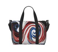 Marble Mixed Brown Print Large Travel Duffel Bag Foldable Lightweight Weekender Bags, Carry On Overnight Tote Bags, Gym Duffel Bags Hospital Bags Yoga Bags For Women Men, Black, One Size