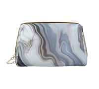 Marble Mural Printed Makeup Bag for Women Portable Leather Make up Bag Travel Zipper Cosmetic Bags Organizer
