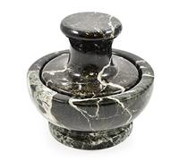Marble Mushroom Pestle & Mortar (Black Marble)