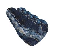 Marble Navy Blue Mixed Car Air Fresheners Cards 4 Pcs Hanging Fragrance Scented Cards Long-Lasting Car Aromatherapy Tablets for Wardrobe Bathroom Car Interior Mirror Pendant Gifts