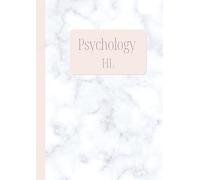 Marble Notebook for Psychology HL: A4 Marble Notebook Perfect for Every International Baccalaureate Psychology Higher Level Student (Notebooks for International Baccalaureate (IB) Students)