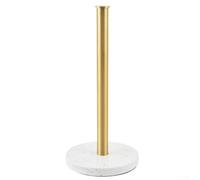Marble Paper Towel Holder for Kitchen Countertop, Standing Paper Towel Stand with Nail-For disengaged Countertop Roll Holder, for Bathroom or Kitchen (style three)