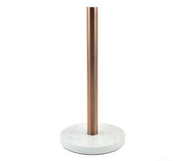 Marble Paper Towel Holder for Kitchen Countertop, Standing Paper Towel Stand with Nail-For disengaged Countertop Roll Holder, for Bathroom or Kitchen (style two)