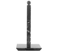 Marble Paper Towel Holder Square Black 12.5" Inches Handmade Towel Holder Stand for Kitchen Decor, Paper Towel Holder Under Cabinet - Paper Towel Holder Countertop
