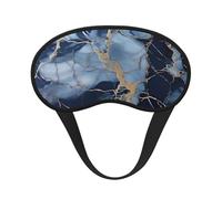 Marble Pattern Sleep Mask for Side Sleeper, Blackout Sleep Eye Mask Comfortable Blindfold Eyeshade Soft Breathable Sleeping Mask with Elastic Strap Silk Eye Covers for Travel