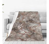 Marble Pattern Throw Blanket for Couch Lightweight Soft Flannel Blankets Luxury Warm Fleece Bed Blanket for All Seasons Plush Throw Gift for Women Men 50"x40"