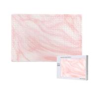 Marble Pattern White And Pink Marble,1000 Pieces Wooden Jigsaw Family Game Jigsaw Puzzles for Adults Teens Home Decor