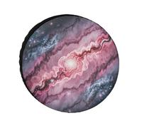 Marble Patterned Spare Tire Cover, 36inch Oxford Wheel Protector Travel Accessories, Waterproof Dustproof Wheel Tire Covers for RV Jeep SUV Camper Truck