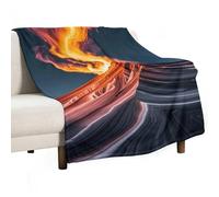 Marble Patterns Resembling Mountain Peaks Blanket, Soft Flannel Fleece Blankets Quick-Dry, Lightweight Throw Blanket for Couch, Bed, Office & Travel, Ideal Gift for Family & Friends, 50"x70"