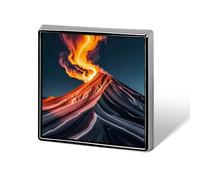 Marble Patterns Resembling Mountain Peaks Brooch Pins Lapel Pins for Men Women Badge Button Cover Decorative Jewelry Charms for Hats Bags Backpacks Suits Shirts Scarves Clothing Accessories Banquet We