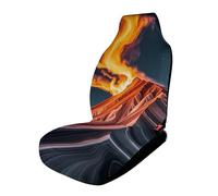 Marble Patterns Resembling Mountain Peaks Car Seat Covers Universal, 1PCS Carseat Protector - Stretchable Fabric, Anti-Slip Elastic Car Seat Protector for Cars, SUV, Trucks