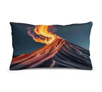 Marble Patterns Resembling Mountain Peaks Pillow Cover Double-Sided Soft Pillowcase 8"x12", Decorative Throw Pillow Case for Sofa Bed Car Outdoor