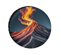 Marble Patterns Resembling Mountain Peaks Spare Tire Cover, 36inch Oxford Wheel Protector Travel Accessories, Waterproof Dustproof Wheel Tire Covers for RV Jeep SUV Camper Truck