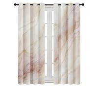 Marble Pink Curtains Eyelet Blackout Thermal Insulated Abstract Texture Modern Curtain Window Drapes for Bedroom Living Room 90 x 90 Inch Drop 2 Panels