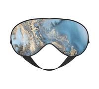 Marble. Print Silk Sleep Mask with Adjustable Buckle Stylish Eye Mask for Women Travel Nap Shift Work Office