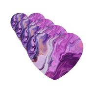 Marble Purple Colorful Car Air Freshener Cards for Women Men 4 Pack Cute Car Accessories Long Lasting Scent Car Diffuser Hanging Auto Aromatherapy Tablets Car Fresheners Gifts