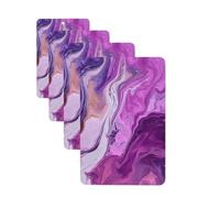 Marble Purple Colorful Car Air Freshener Cards for Women Men 4 Pack Cute Car Accessories Long Lasting Scent Car Diffuser Hanging Auto Aromatherapy Tablets Car Fresheners Gifts