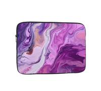 Marble Purple Colorful Laptop Case 12 inch, Shockproof Protective Computer Sleeve Cover Water Resistant Laptop Bag Carrying Tablet Cover Briefcase Handbags Gifts for Men Women