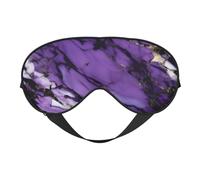 Marble Purple Print Lightweight Sleep Mask Breathable Light-Blocking Travel Yoga Outdoor Adventures