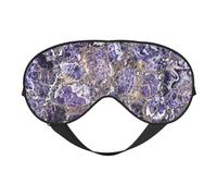 Marble Purple Printing All-Occasion Comfort Cover, Blocks Light Eye Mask, Ideal for Camping,Shifts,Blocks Light Well