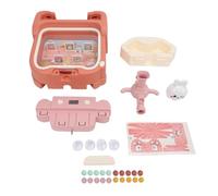 Marble Puzzle Board Toy, Educational Interaction Game Machine, Scoring Challenge Learning Table Toy for Kids (Pink