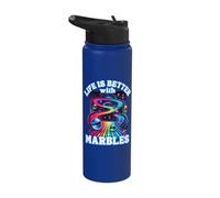 Marble Racing Track Expert - Playing Marbles Stainless Steel Insulated Water Bottle