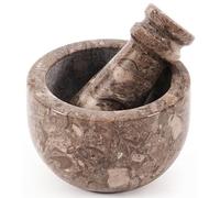 MARBLE RANGE Mortar and Pestle Set 2.5" Inches Handmade Garlic Crusher & Grinder Bowl, Mini Mortar and Pestle for Kitchen - Herb Grinder Spice Grinder
