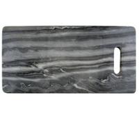 Marble Rectangle Chopping Board Kitchen Dining Serving Platter 46cm x 23cm Black