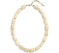 Marble Resin Rectangular Beaded Choker Necklace for Women Colorful Resin Bead Statement Necklace with Gold Spacer Beads Adjustable Boho Vintage Chunky Collar Necklace Fashion Statement Jewelry for