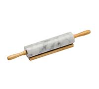 Marble Rolling Pin White