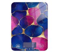 Marble Royal Blue Hot Pink Meal Prep digital scale for food 11lb/0.18oz, 5kg/5g kitchen weight scale digital with 4 unit for Baking roasting Cooking (Batteries not Included)