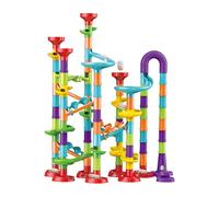 Marble Run - 113 PCS Building&Construction STEM Toy Set Super-Fun For Kid Age 3-8, Solid Marble Race Track, Easy To Assemble Learning-Educational Block Game, Creative Birthday Gift Ƒor Boys