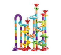 Marble Run - 113 PCS Building Sets | Super-Fun Marble Race Track, Solid Construction Toy For Kid Age 3-8, Easy To Assemble Learning-Educational Block Game, Creative Birthday Gift