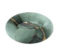 Marble Sage Green Black Pet Dog Bed Warm & Cozy Kitten Beds for Small Size Pets Supplies XS