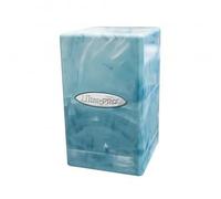 Marble Satin Tower - Light Blue / White