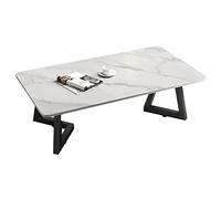 Marble Side TableMinimalist Coffee Table Small Family Dining Table 250kg Capaci Living Room/Balcony/Office Decor