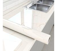 Marble Sticky Back Plastic, Contact Paper for Kitchen,Wallpaper Worktop Covering,Peel and Stick Wall Tiles,Waterproof PVC Roll(Style 6,40cm*10m)