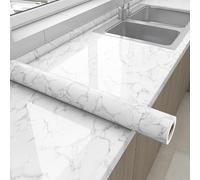 Marble Sticky Back Plastic, Contact Paper for Kitchen,Wallpaper Worktop Covering,Peel and Stick Wall Tiles,Waterproof PVC Roll(Style 12,80cm*10m)