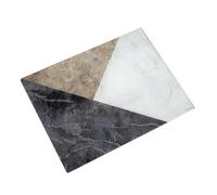 Marble & Stone Effect Glass Worktop Saver 40x30cm Surface Protector Food Chopping Board