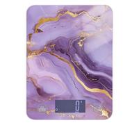 Marble Stone Purple Dieting kitchen scales digital for food 11lb/0.18oz, 5kg/5g scale gram with 4 unit for Baking Keto Espresso (Batteries not Included)