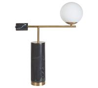 Marble Table Lamp Black and Gold HONDO