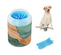 Marble Terracotta Green_3 Portable Dog Foot Washer with Soft Massage Brush Essential For All Pets Owners for Medium to Large Dogs