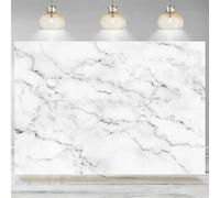 Marble Texture Backdrop White Grey Abstract Natural Stone Pattern Background Photography Birthday Baby Shower Party Banner Deco 240X180cm