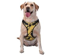 Marble Texture Copper,Pet Harness,Adjustable Reflective Dog Harness,Pet Leash Vest,S
