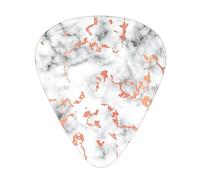 Marble Texture Copper Splatter Multifaceted Guitar Pick - Clear Sound, And Durability For Individualized Music Experiences.