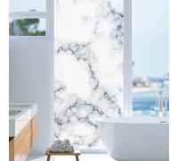 Marble Texture Window Privacy Films No Glue Static Cling Window Covering Muted Colors Glass Sticker for Home 15.7"x23.6"(40x60cm)