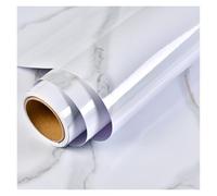 Marble Textured Glitter Effect Wallpaper Modern Luxury Silver Gold Vintage Swirl Pattern-Slightly Shiny Effect-for Bedroom Living Room Corridor Wallpaper0.6x10m (Athens White)