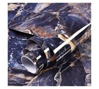 Marble Textured Glitter Effect Wallpaper Modern Luxury Silver Gold Vintage Swirl Pattern-Slightly Shiny Effect-for Bedroom Living Room Corridor Wallpaper0.6x10m (Sapphire)