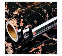 Marble Textured Glitter Effect Wallpaper Modern Luxury Silver Gold Vintage Swirl Pattern-Slightly Shiny Effect-for Bedroom Living Room Corridor Wallpaper0.6x10m (Imperial Black Gold)