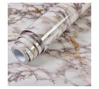 Marble Textured Glitter Effect Wallpaper Modern Luxury Silver Gold Vintage Swirl Pattern-Slightly Shiny Effect-for Bedroom Living Room Corridor Wallpaper0.6x10m (White Base with Grey Stones)